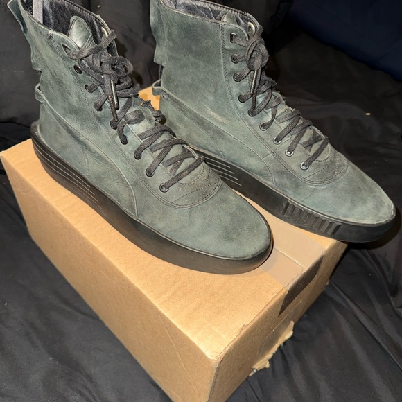 Puma x The Weekend Parallel XO m9 black suede thickheel sendoffers followcloset - Picture 2 of 8